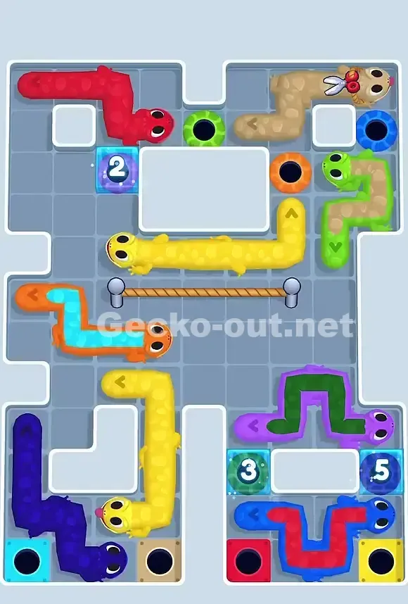 Gecko Out Level 830 Solution 1