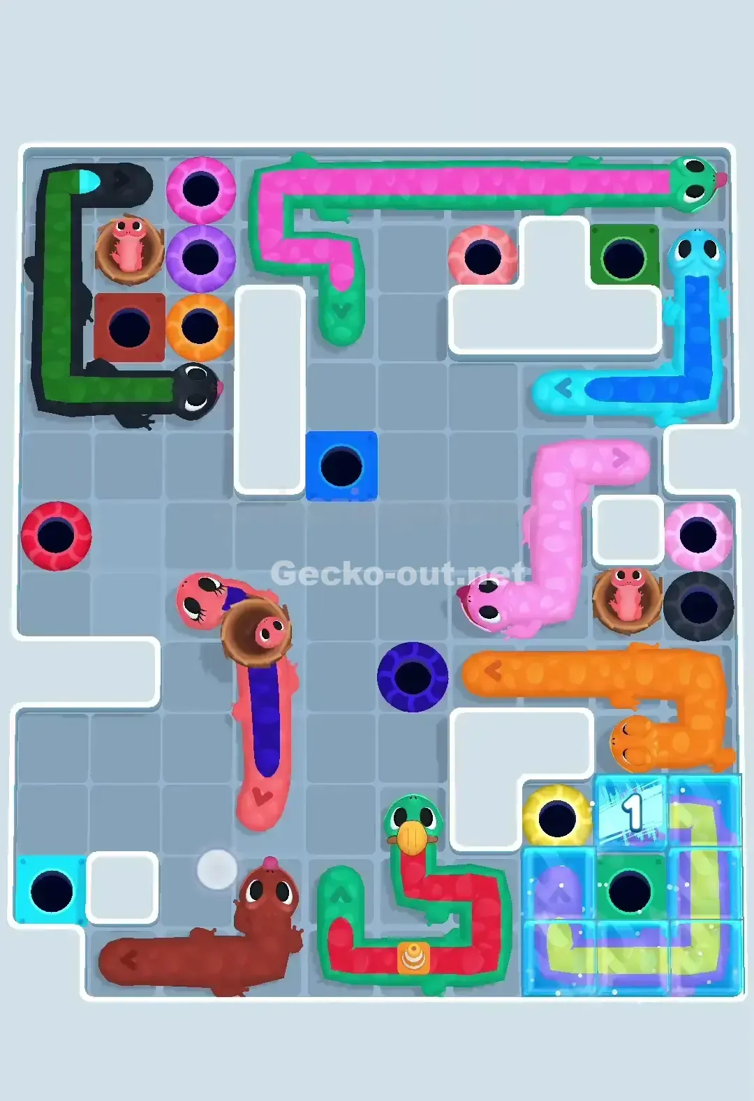 Gecko Out Level 677 Solution 2