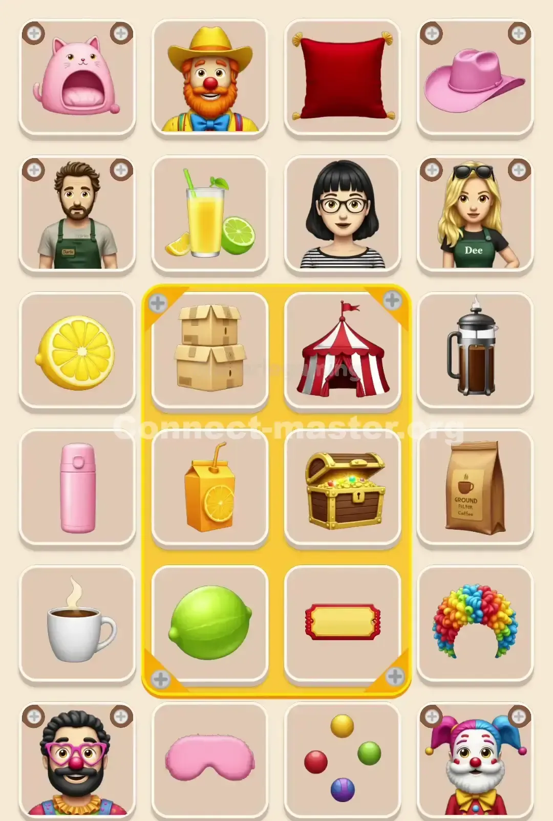 Connect Master Level 59 Solution 1