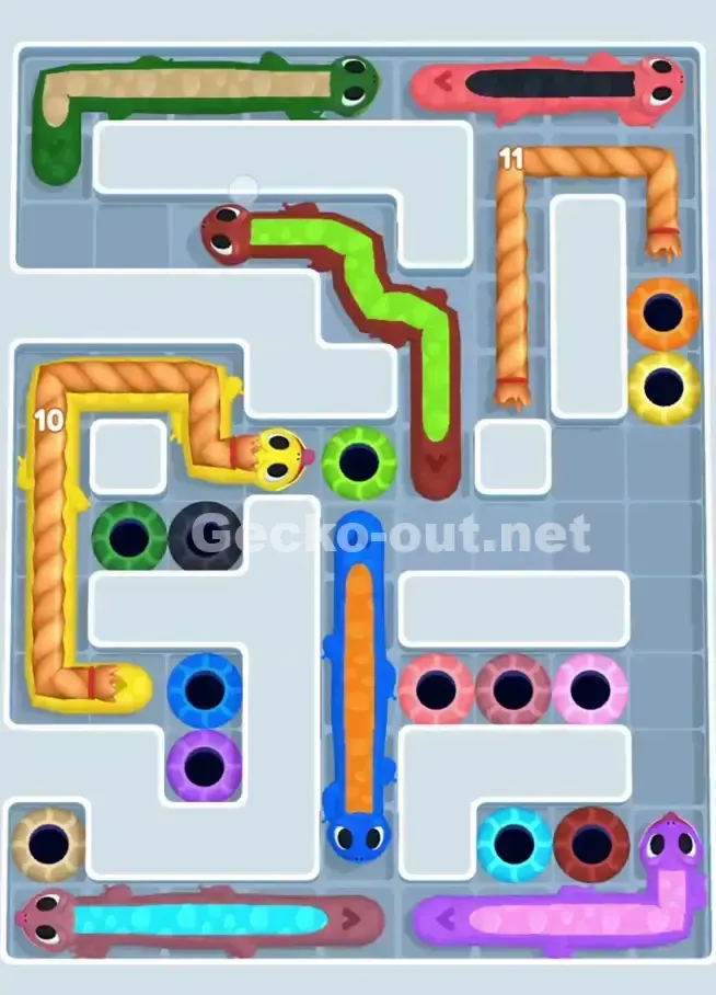 Gecko Out Level 1048 Solution 1