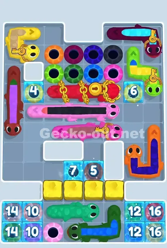 Gecko Out Level 756 Screenshot