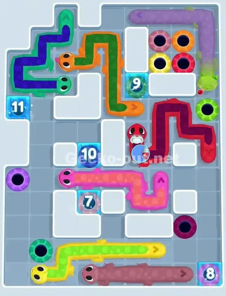 Gecko Out Level 1127 Solution 1