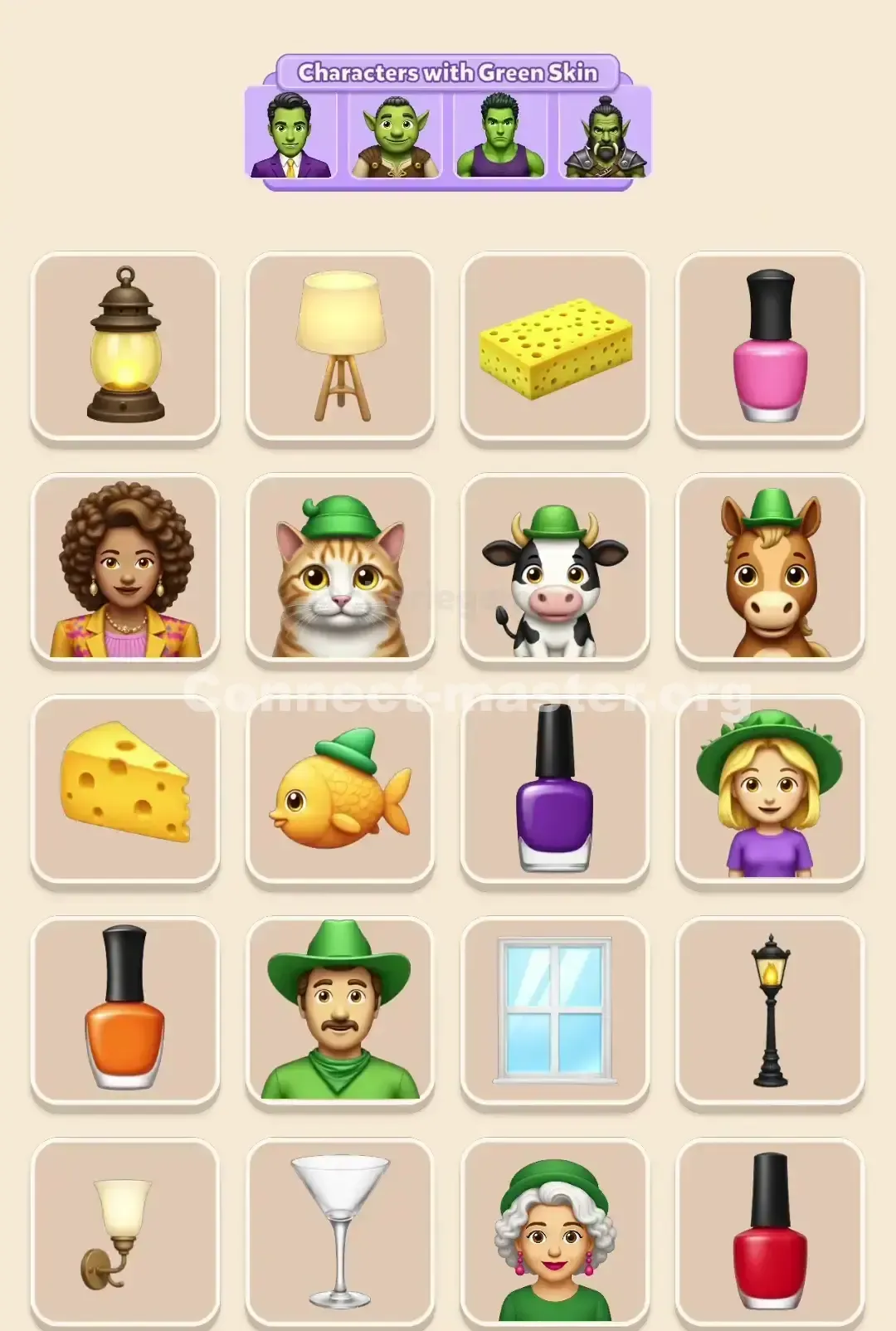 Connect Master Level 50 Solution 2