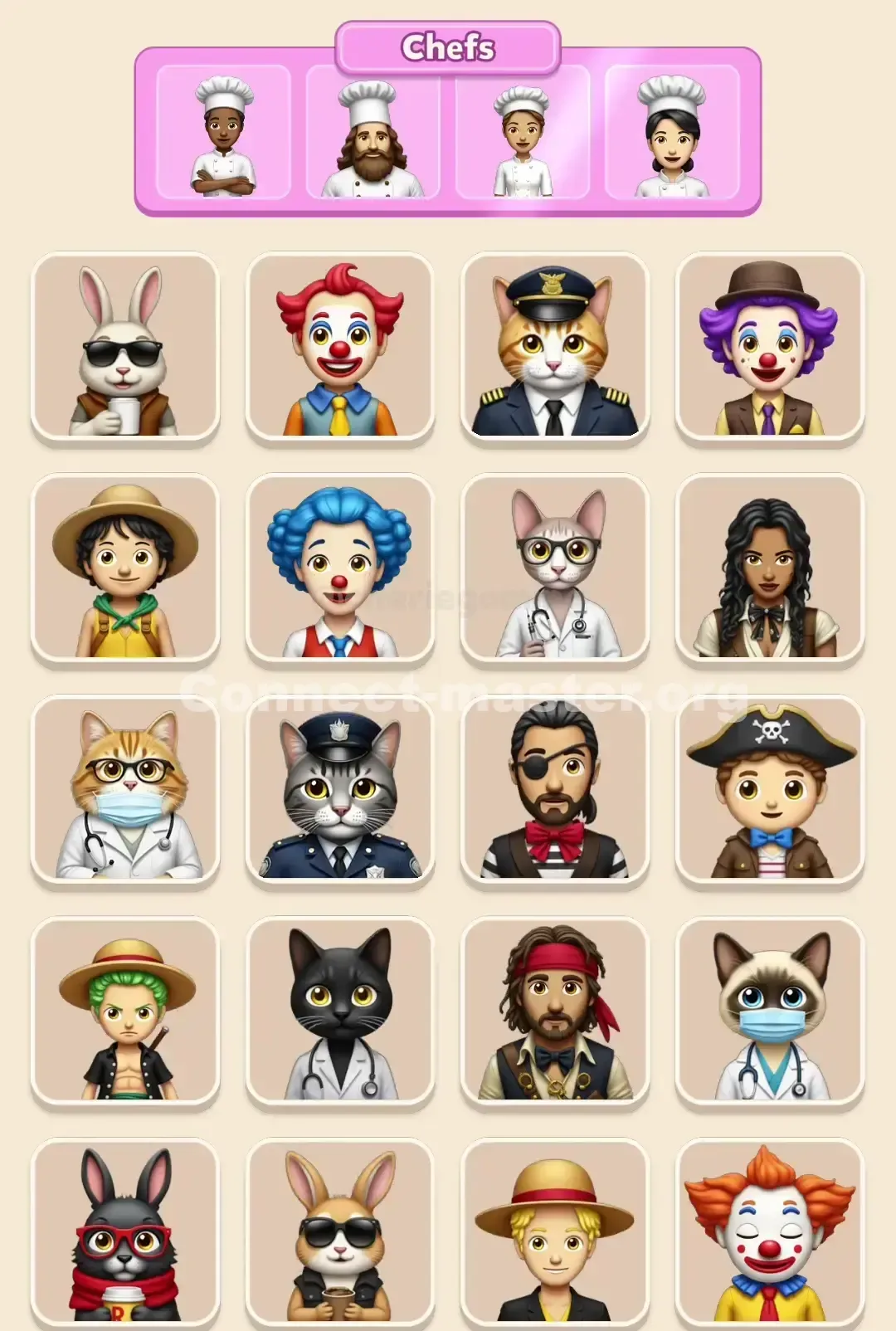 Connect Master Level 105 Solution 3