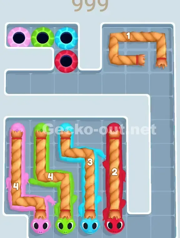 Gecko Out Level 999 Solution 1