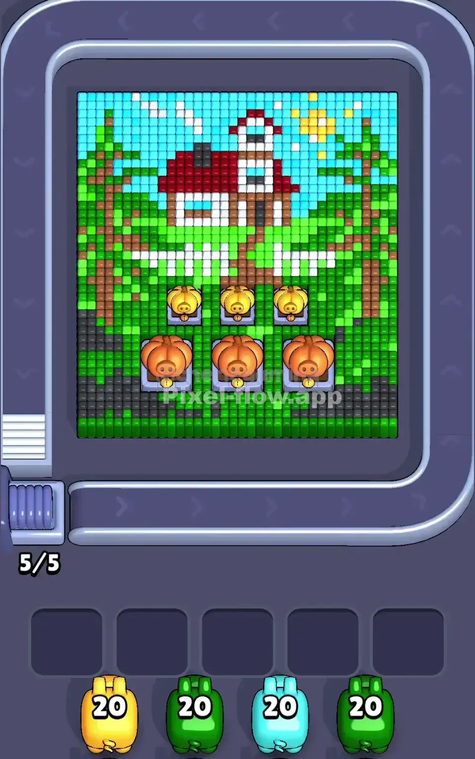 Pixel Flow Level 739 Solution (Wrong Level? Fix Here) 📸
