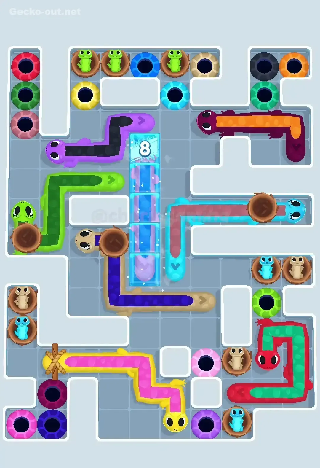 Gecko Out Level 608 Gameplay