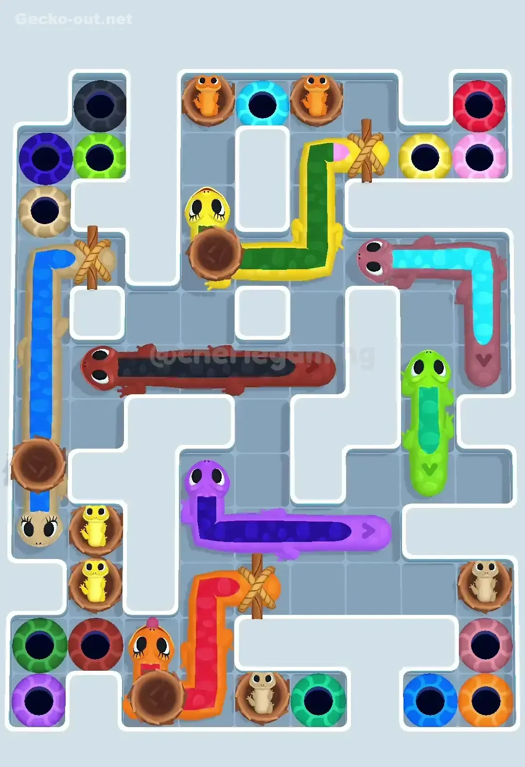 Gecko Out Level 606 Gameplay