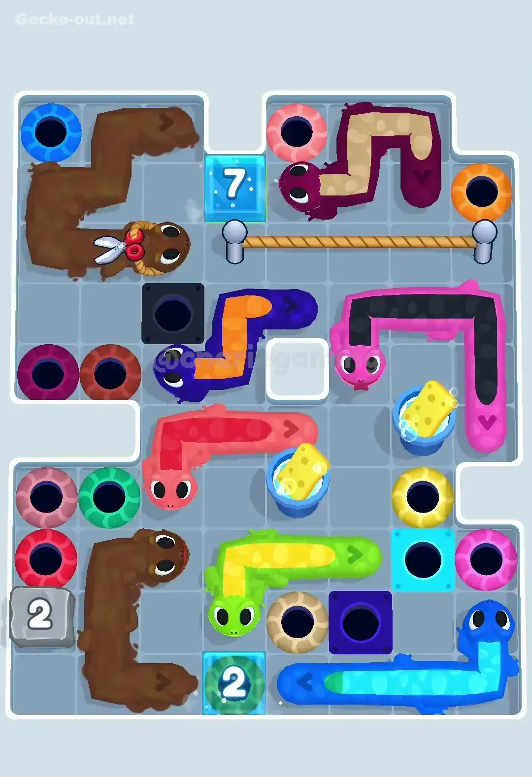 Gecko Out Level 418 Screenshot