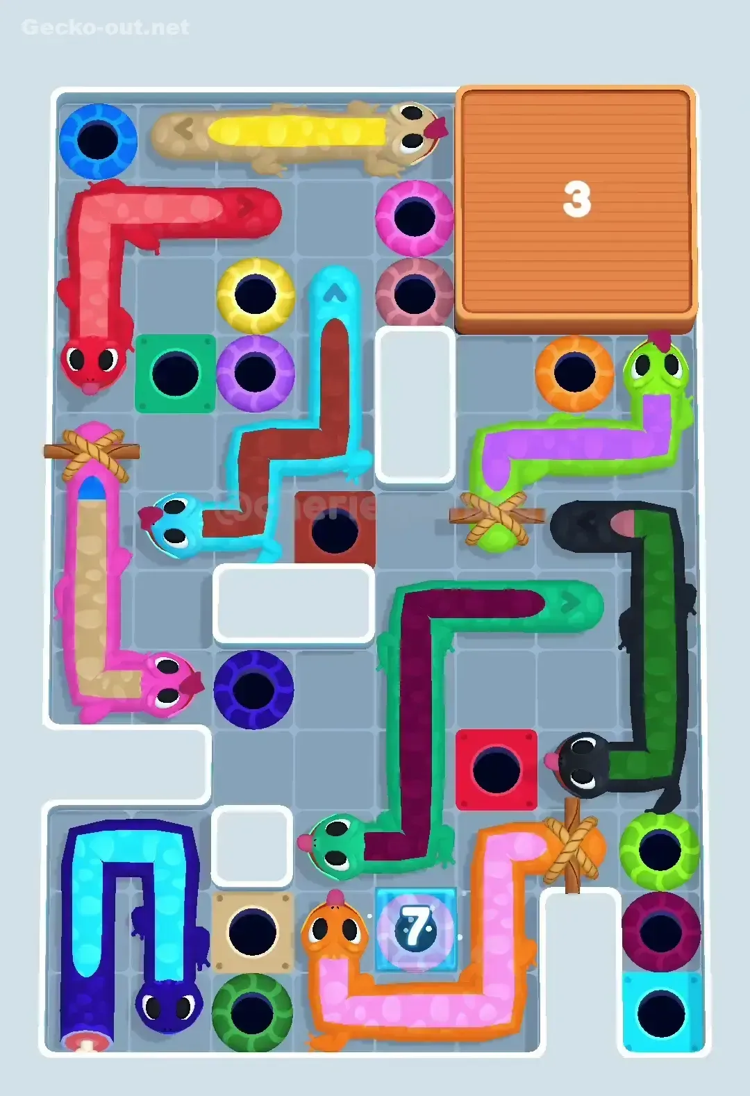 Gecko Out Level 482 Gameplay