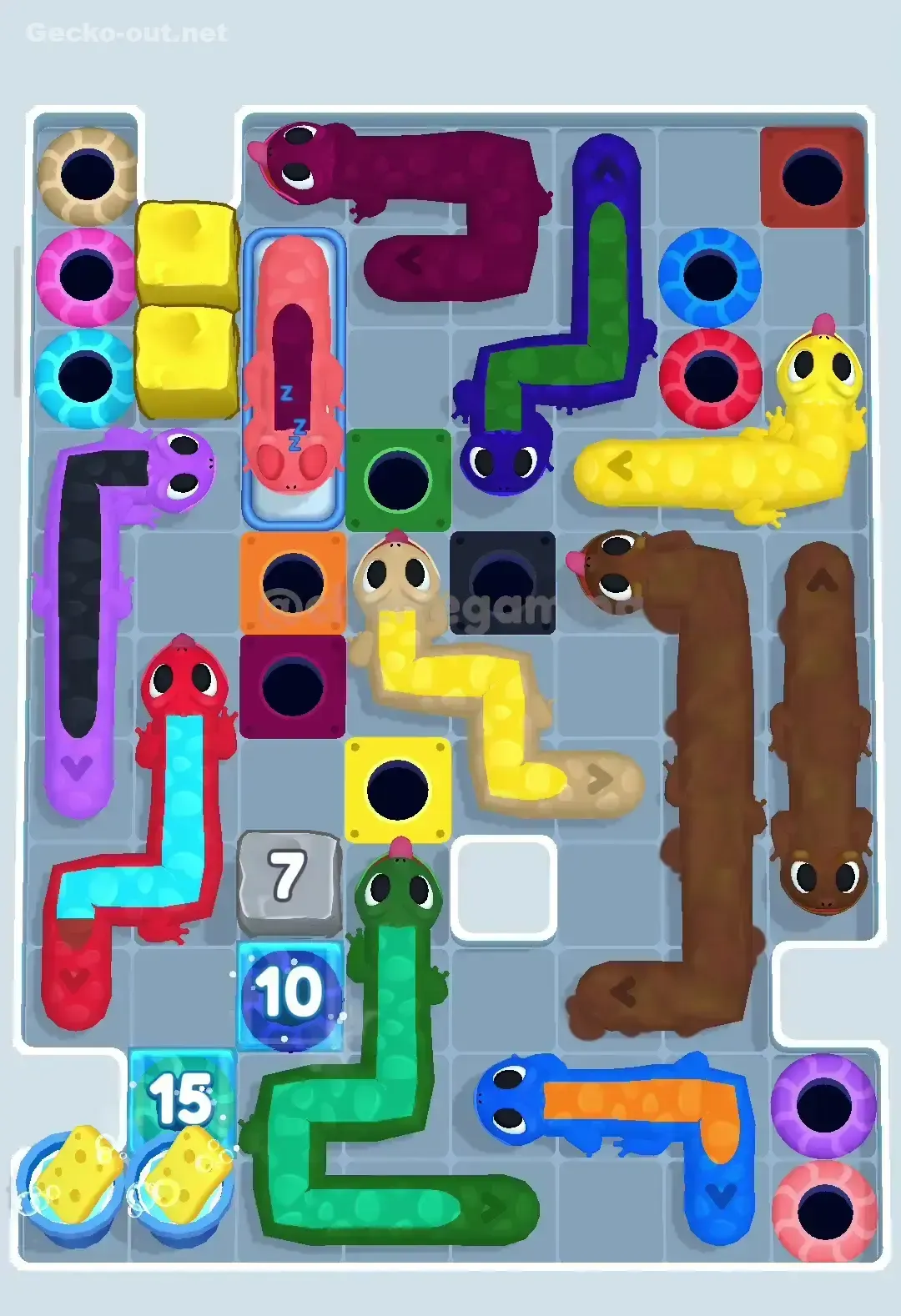 Gecko Out Level 287 Gameplay