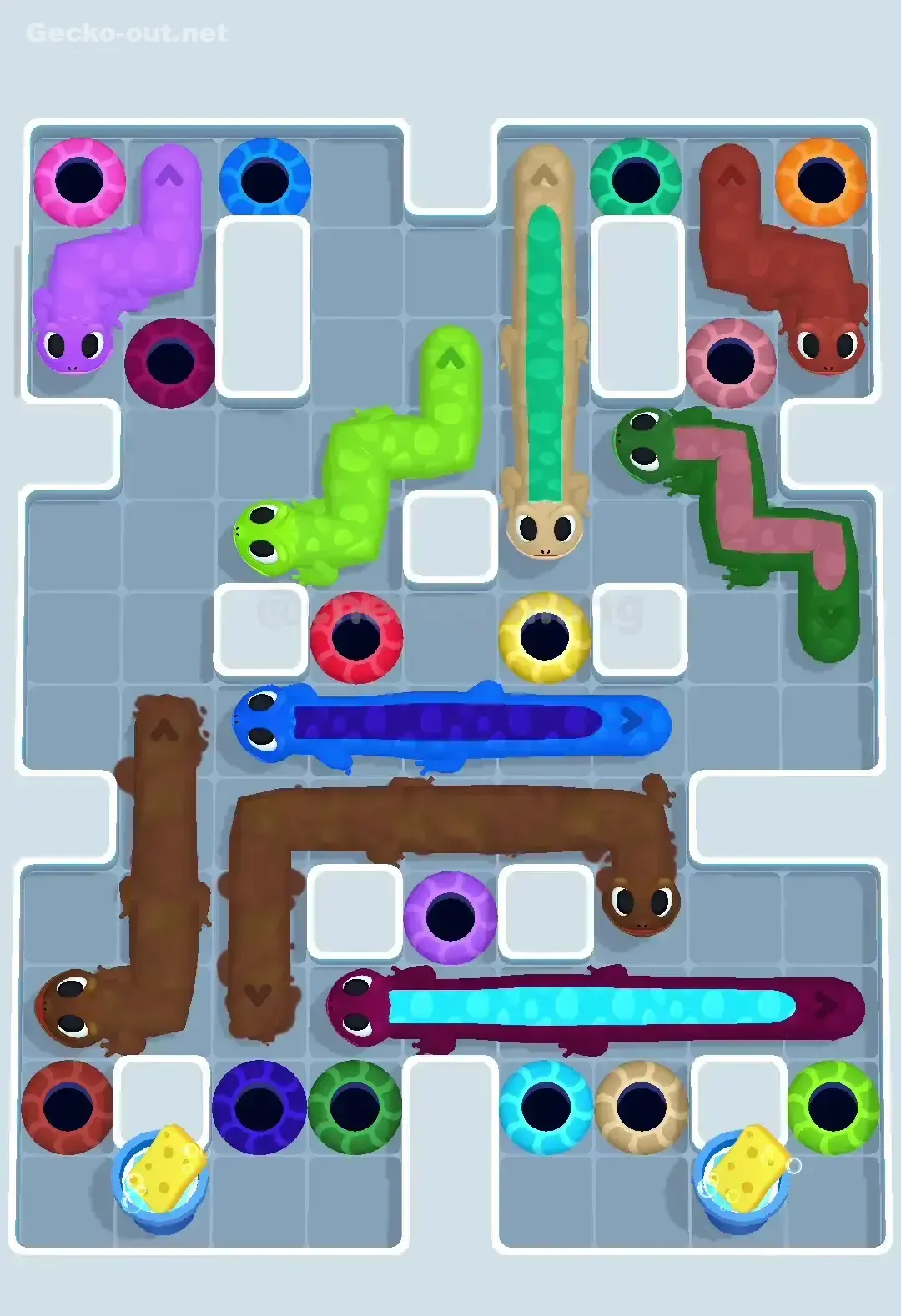 Gecko Out Level 256 Gameplay