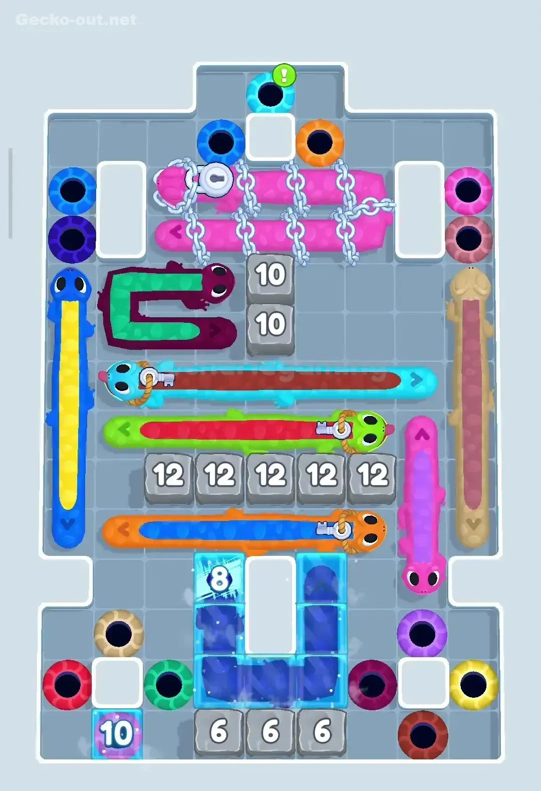 Gecko Out Level 150 Gameplay