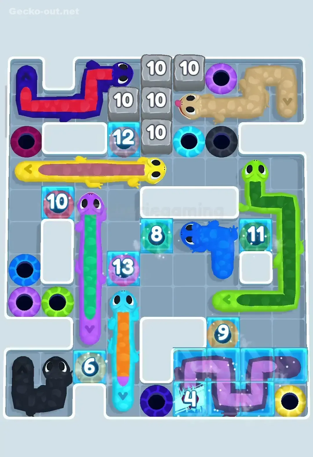 Gecko Out Level 58 Gameplay