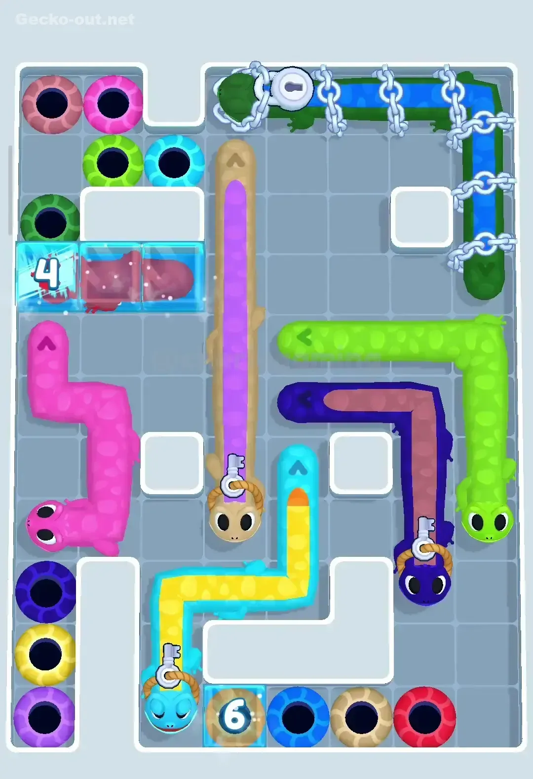 Gecko Out Level 55 Gameplay