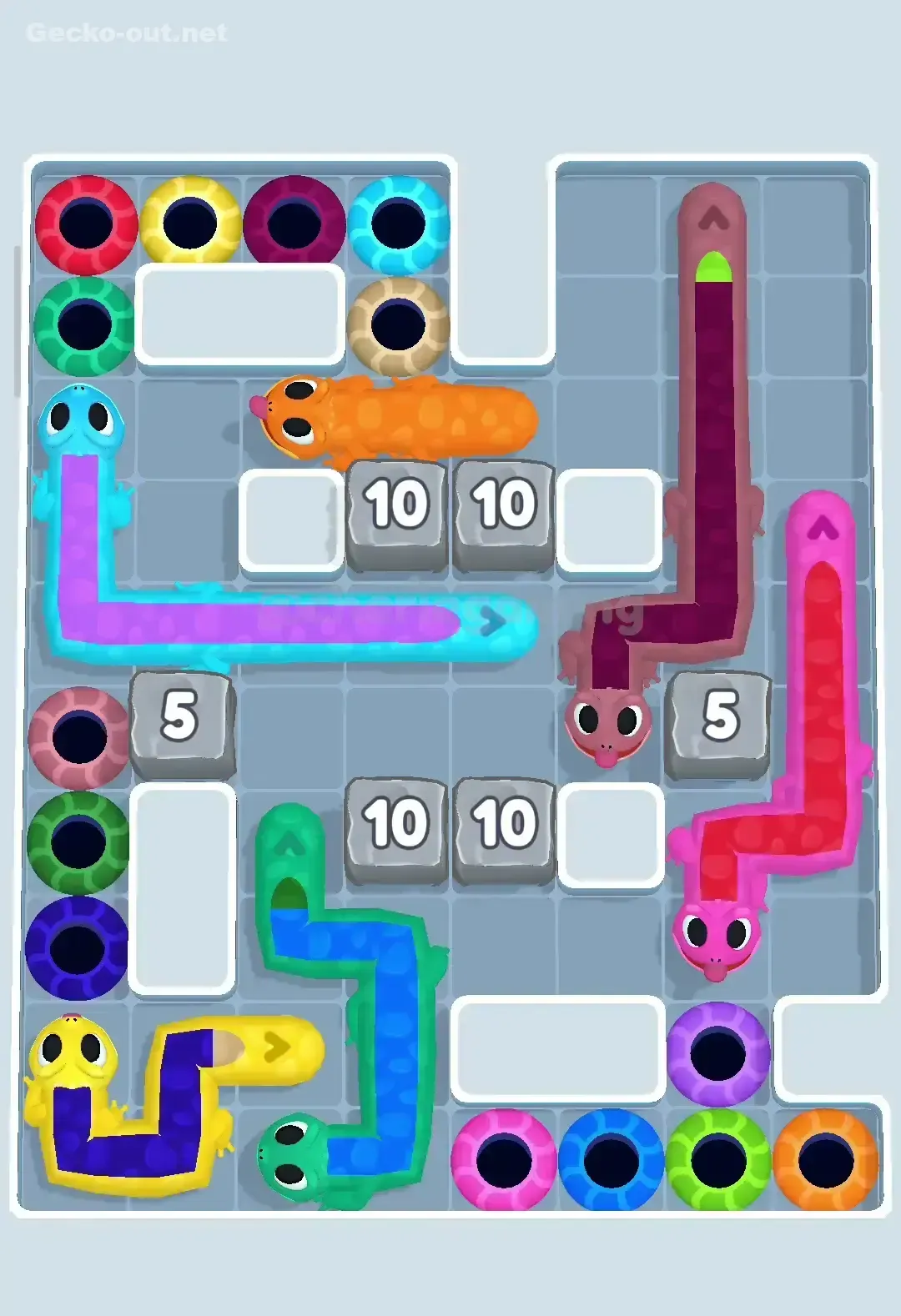 Gecko Out Level 54 Gameplay