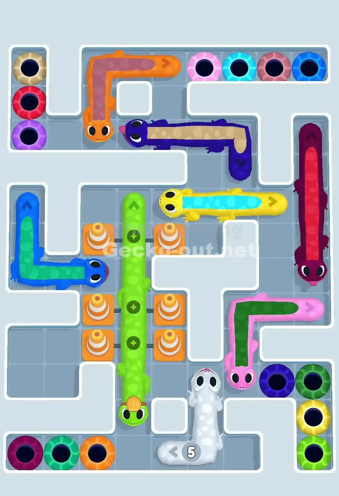 Gecko Out Level 659 Screenshot