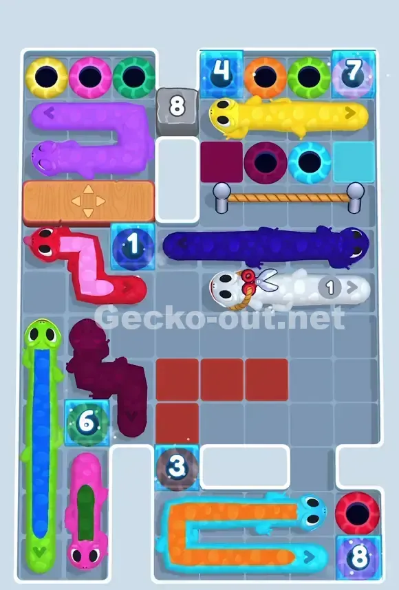 Gecko Out Level 808 Solution 1