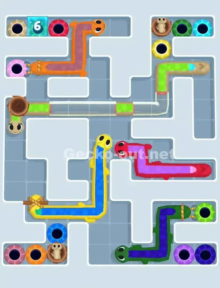 Gecko Out Level 1043 Gameplay