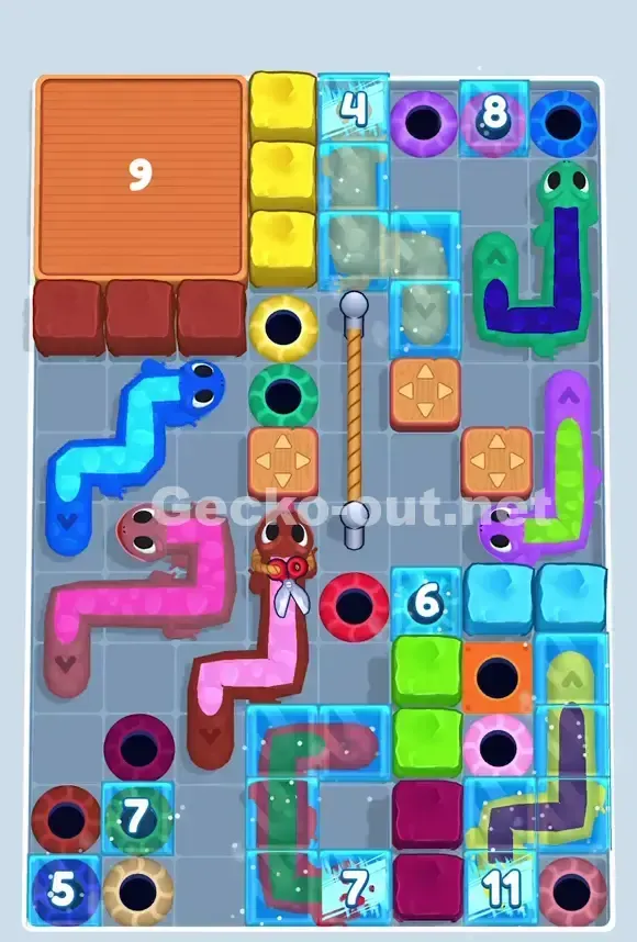 Gecko Out Level 828 Screenshot