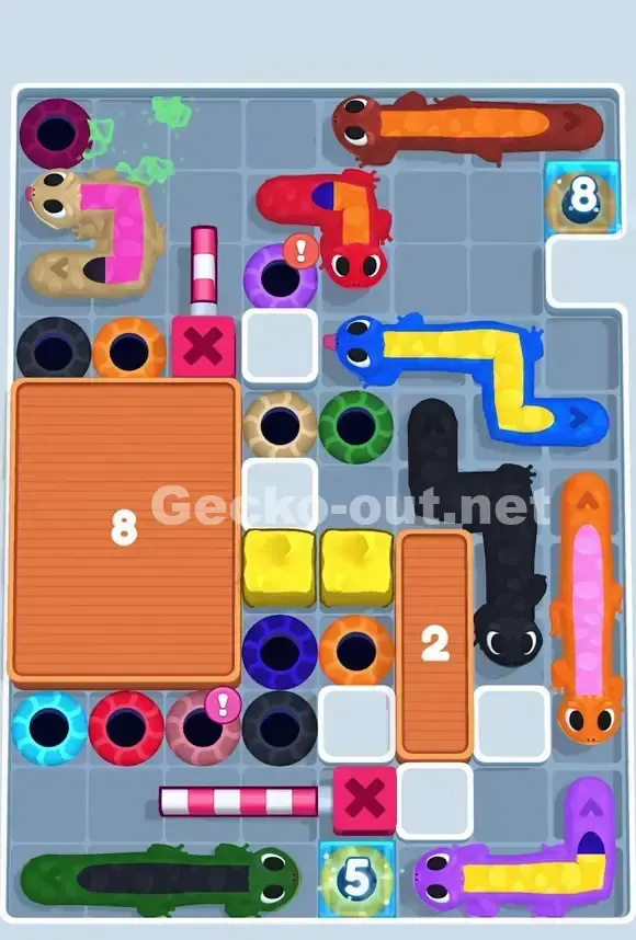 Gecko Out Level 754 Solution 1