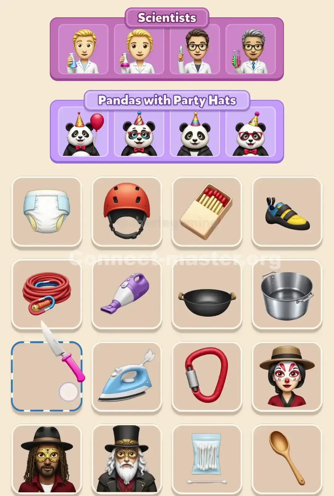 Connect Master Level 63 Solution 3