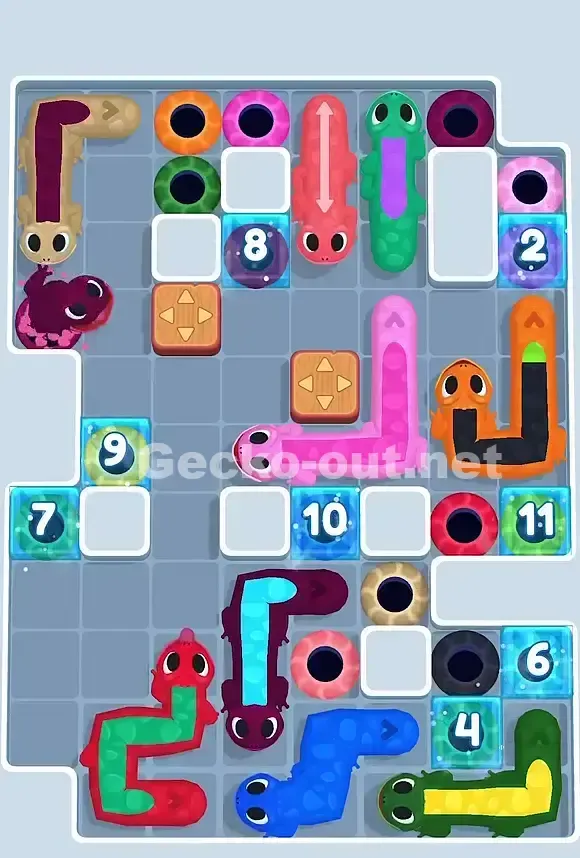 Gecko Out Level 819 Solution 1