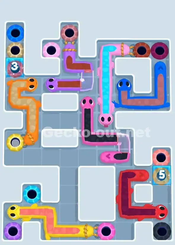 Gecko Out Level 909 Solution 1