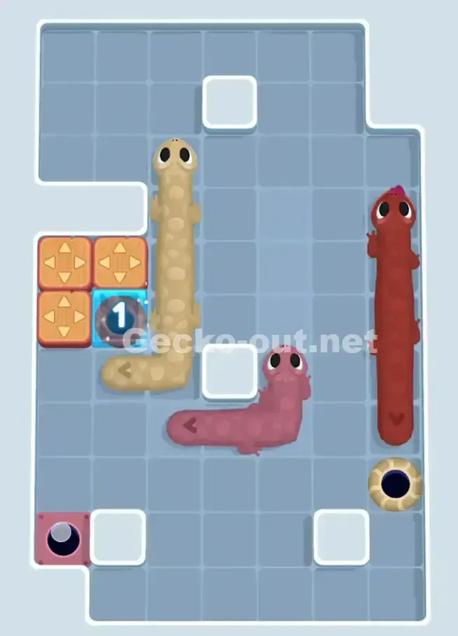 Gecko Out Level 1079 Solution 3