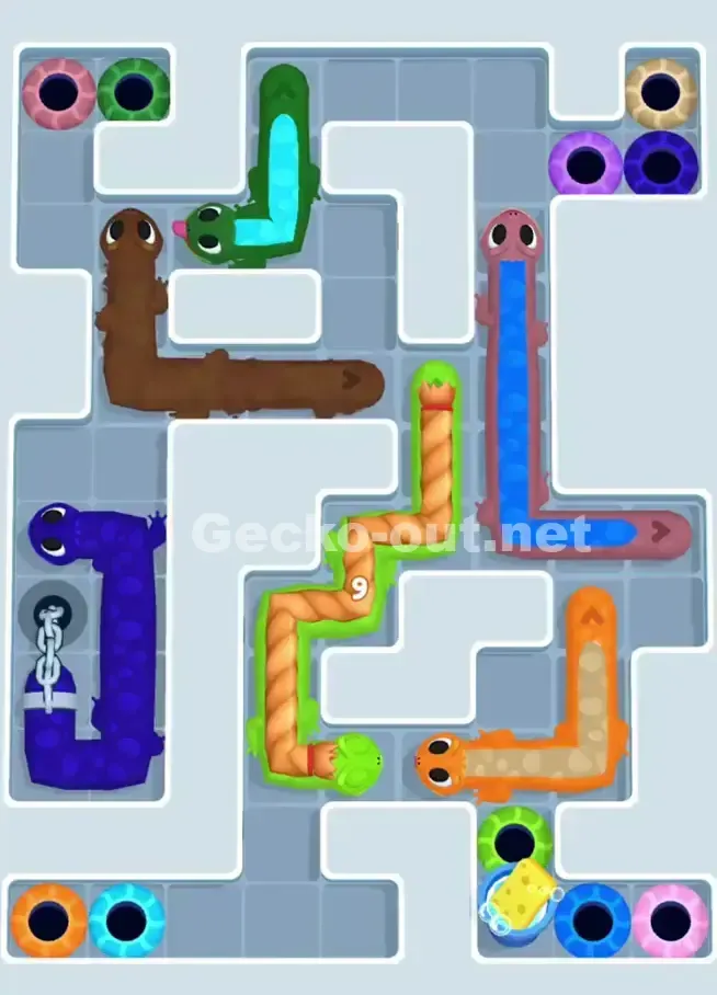 Gecko Out Level 1017 Solution 1