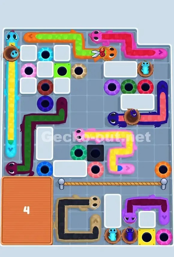 Gecko Out Level 714 Solution 1