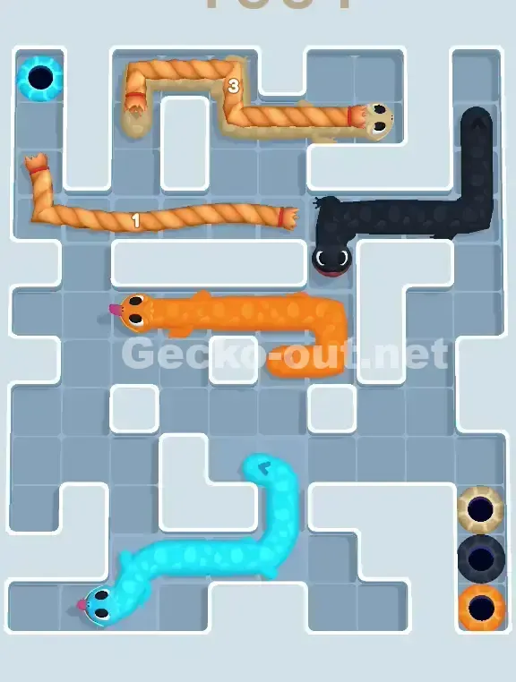 Gecko Out Level 1001 Solution 2