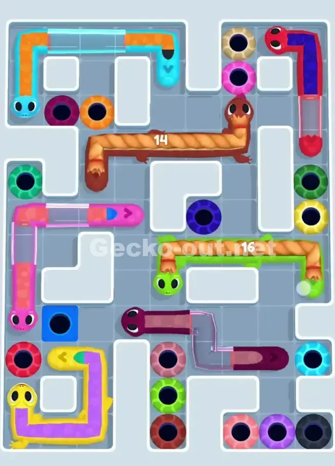 Gecko Out Level 1044 Screenshot