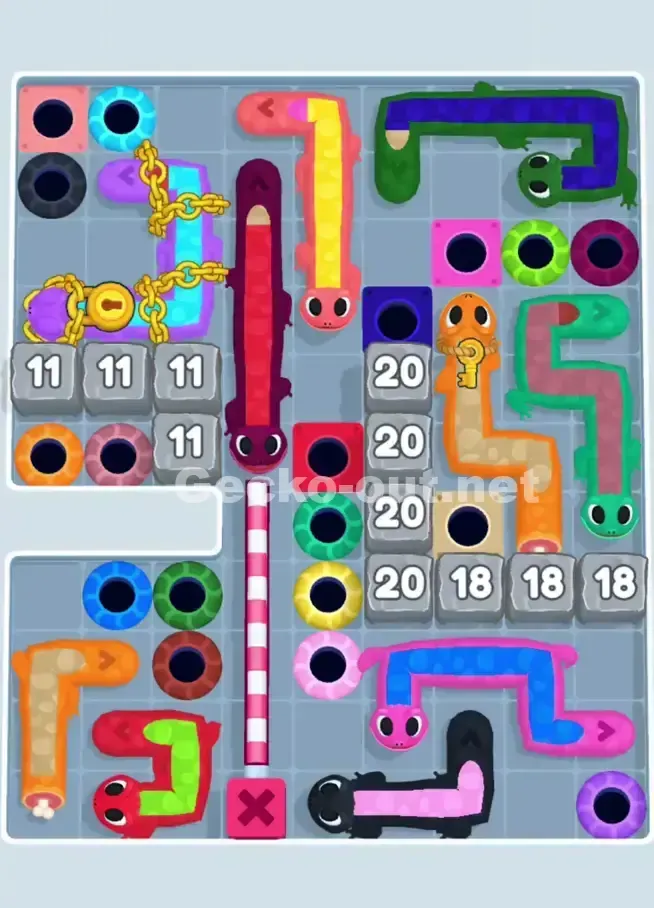 Gecko Out Level 1086 Screenshot