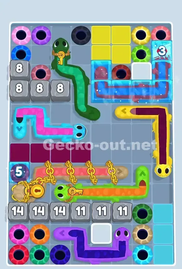 Gecko Out Level 810 Screenshot