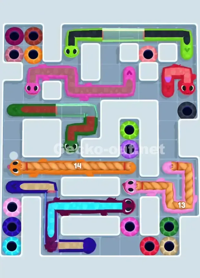 Gecko Out Level 1056 Screenshot