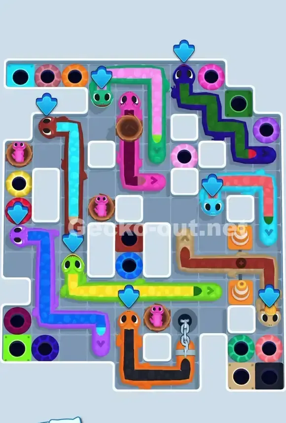 Gecko Out Level 692 Screenshot