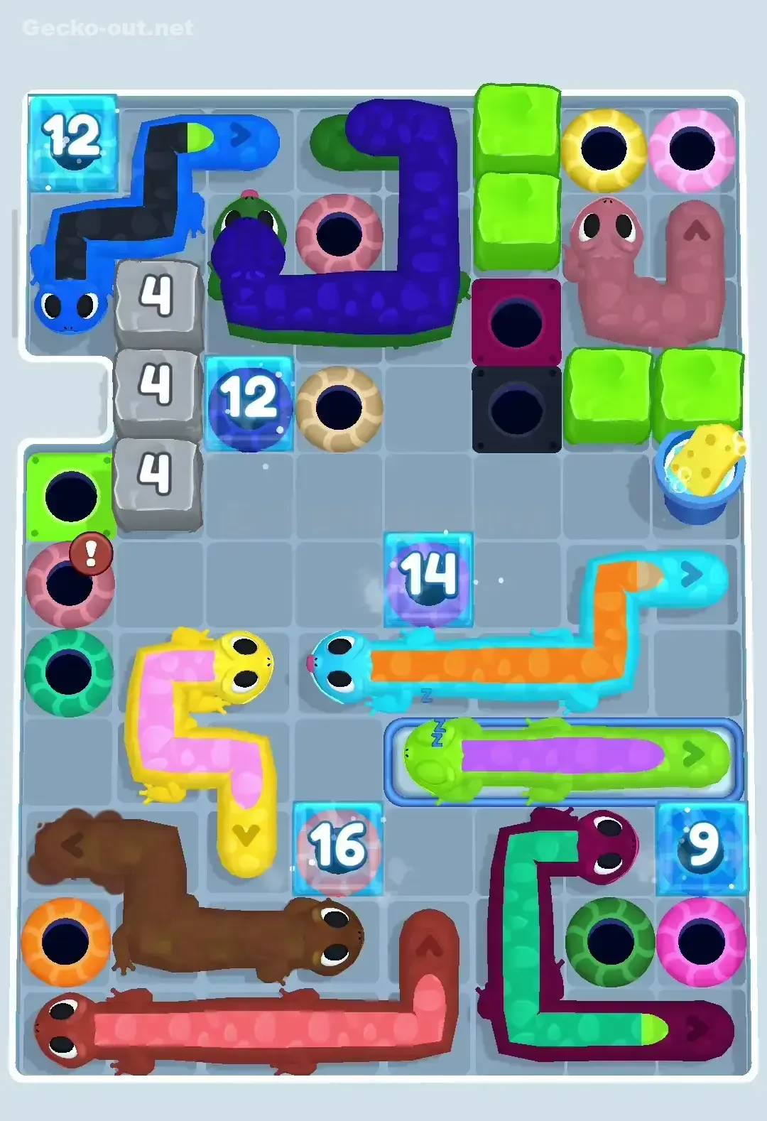 Gecko Out Level 331 Screenshot