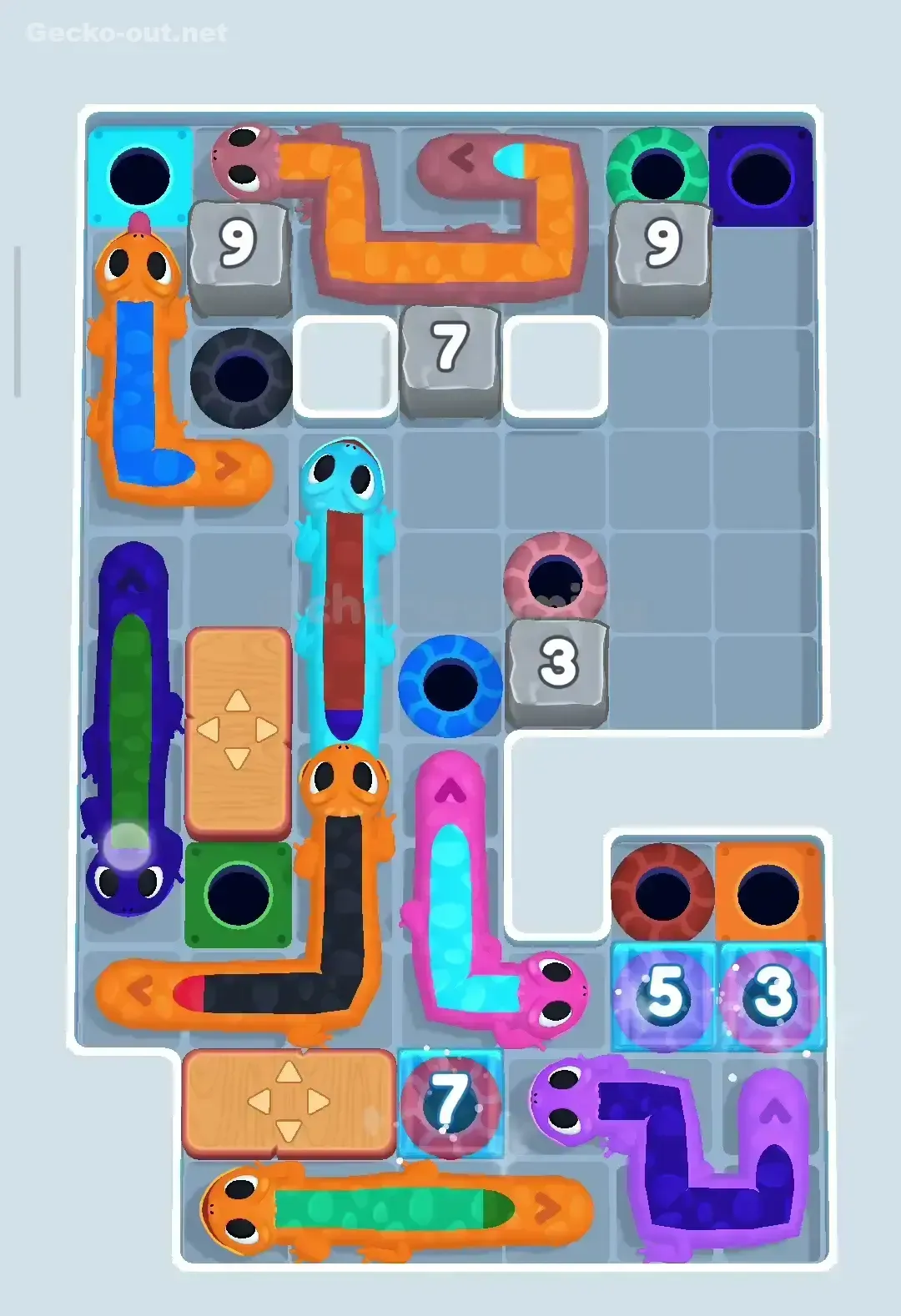 Gecko Out Level 328 Solution 2