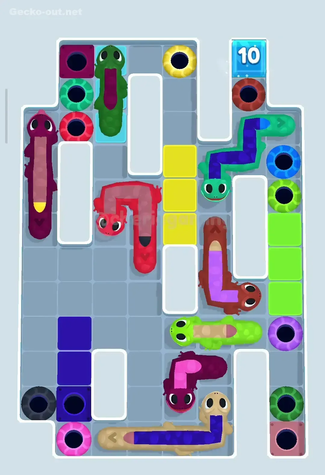 Gecko Out Level 327 Solution 1