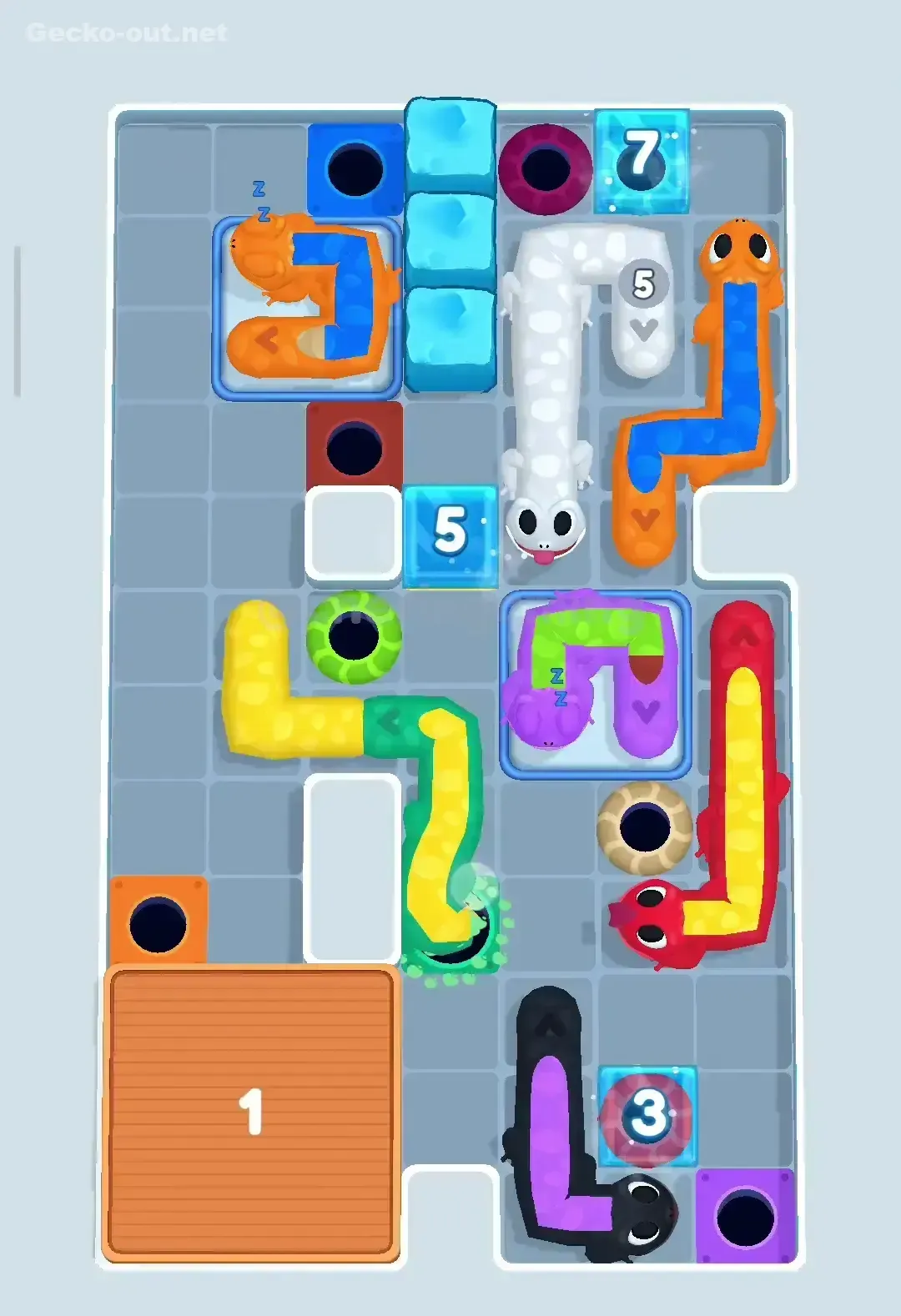 Gecko Out Level 324 Solution 2