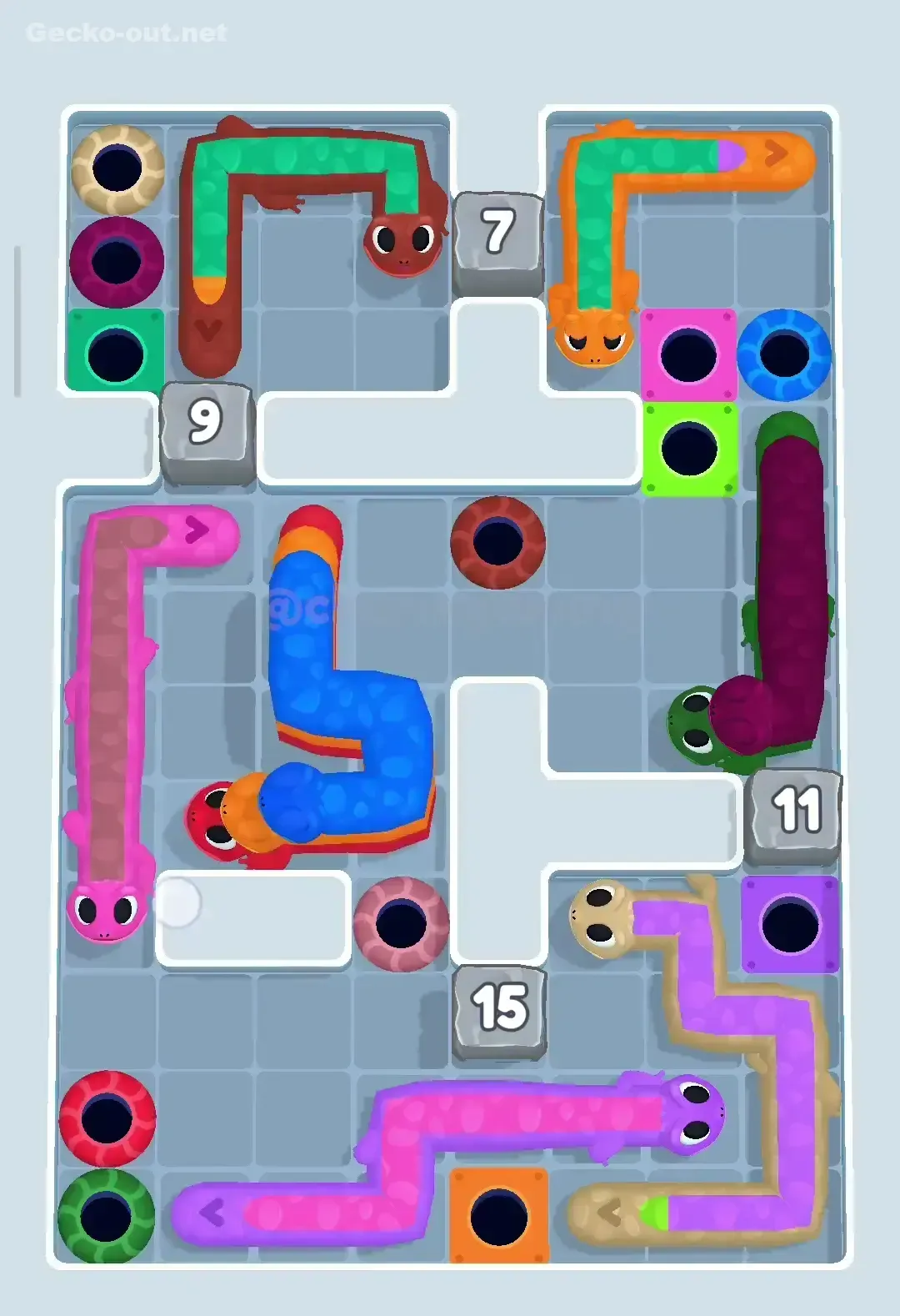 Gecko Out Level 321 Solution 2