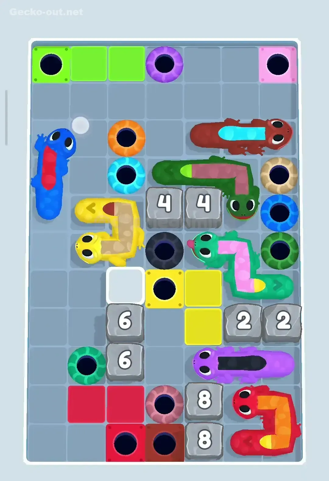 Gecko Out Level 315 Solution 2