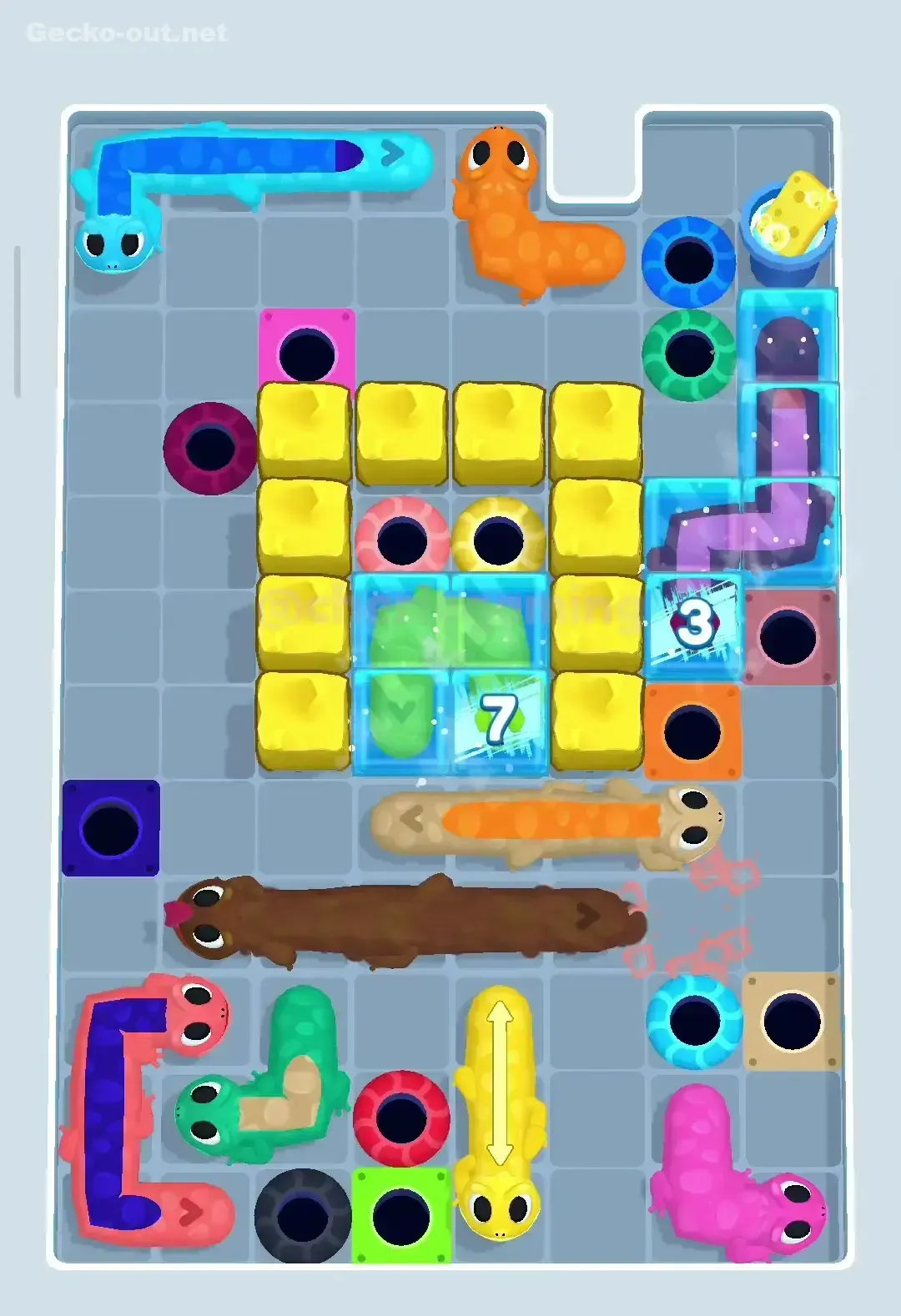 Gecko Out Level 313 Solution 3