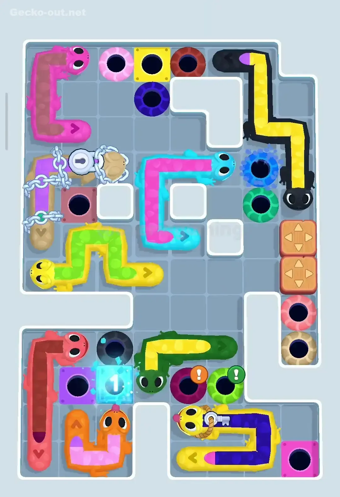 Gecko Out Level 312 Solution 2