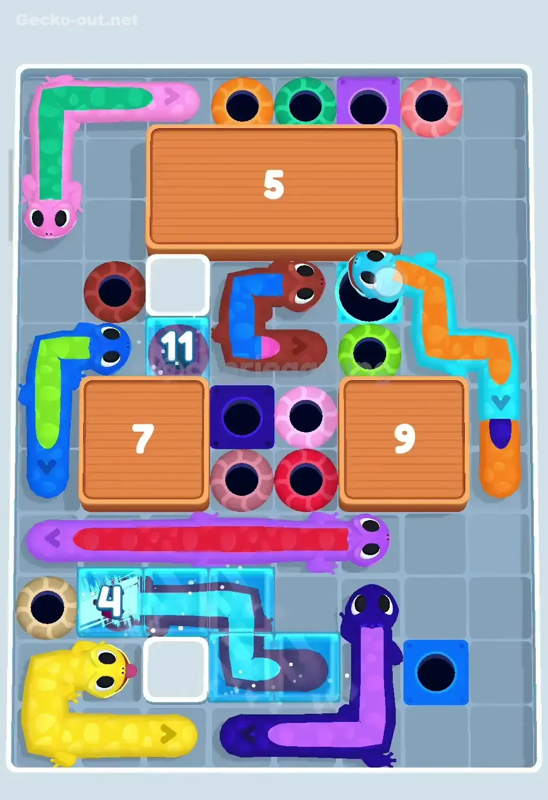 Gecko Out Level 309 Screenshot