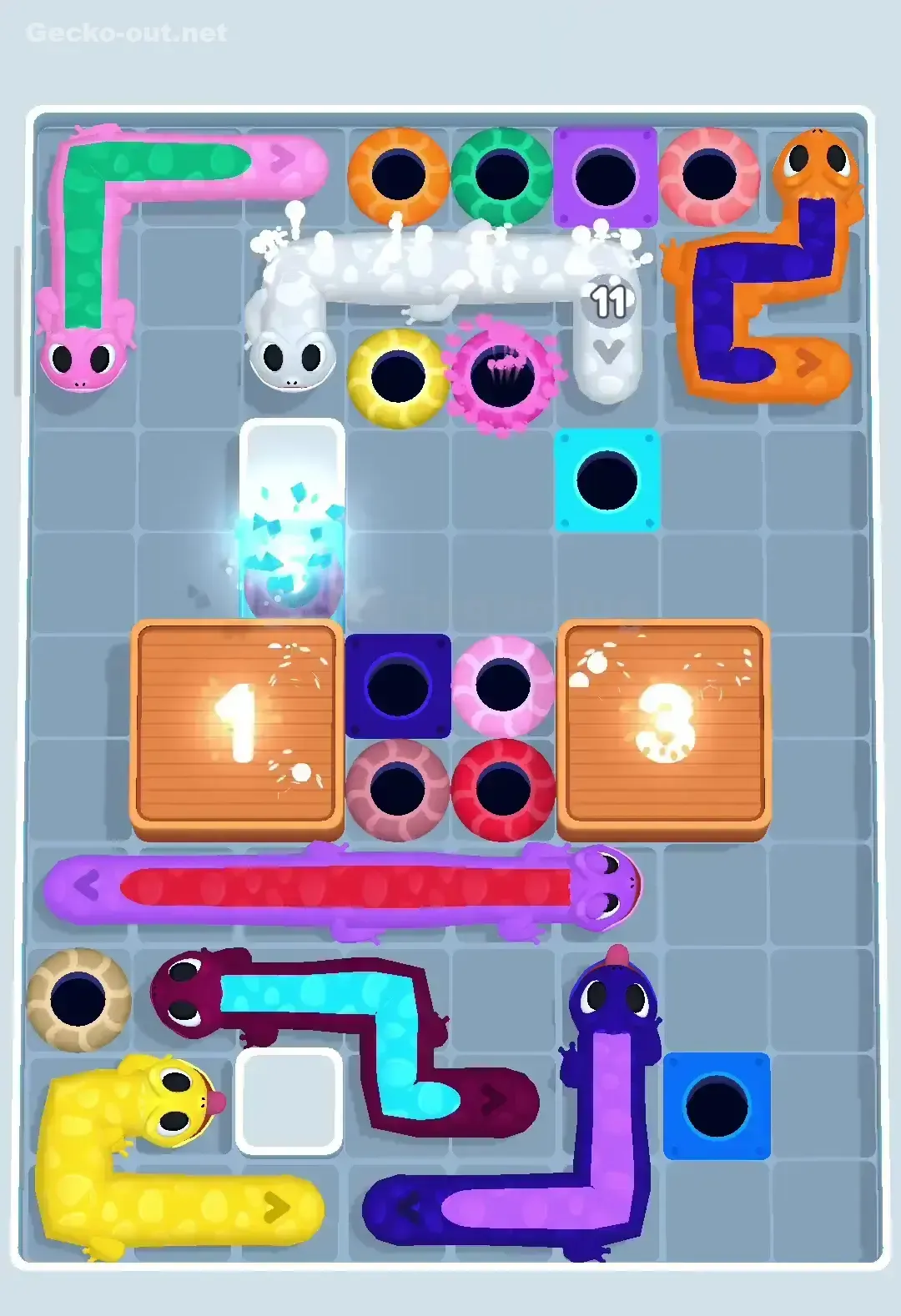 Gecko Out Level 309 Solution 3