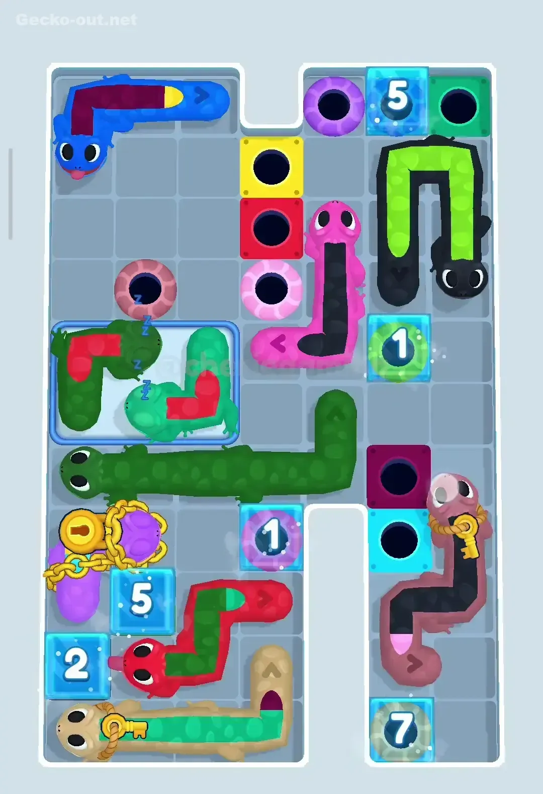 Gecko Out Level 306 Solution 2