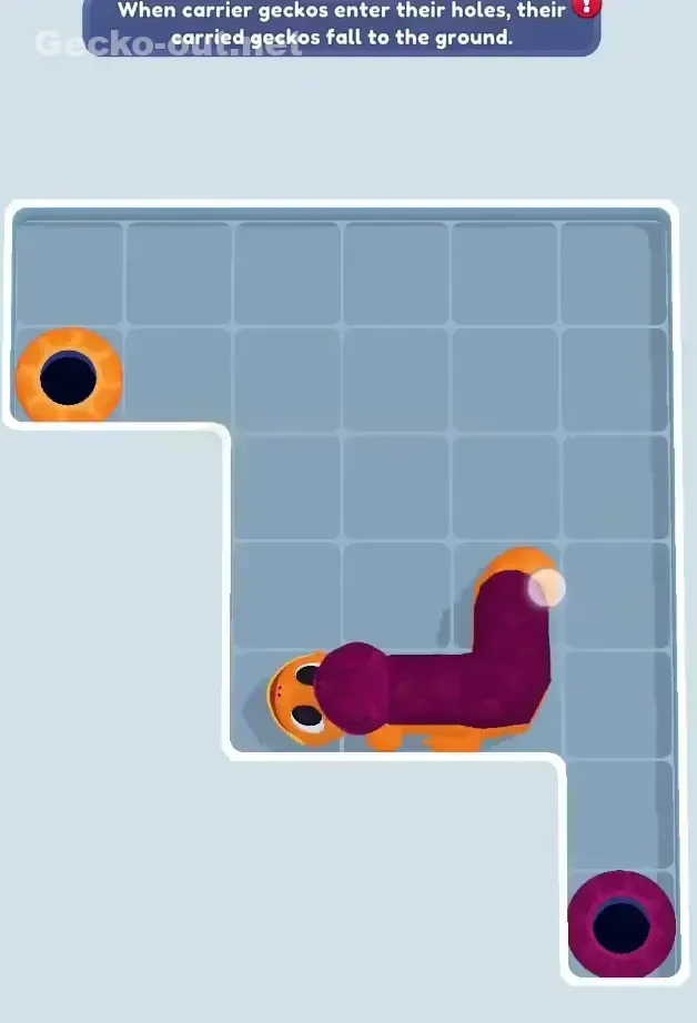 Gecko Out Level 302 Solution 2