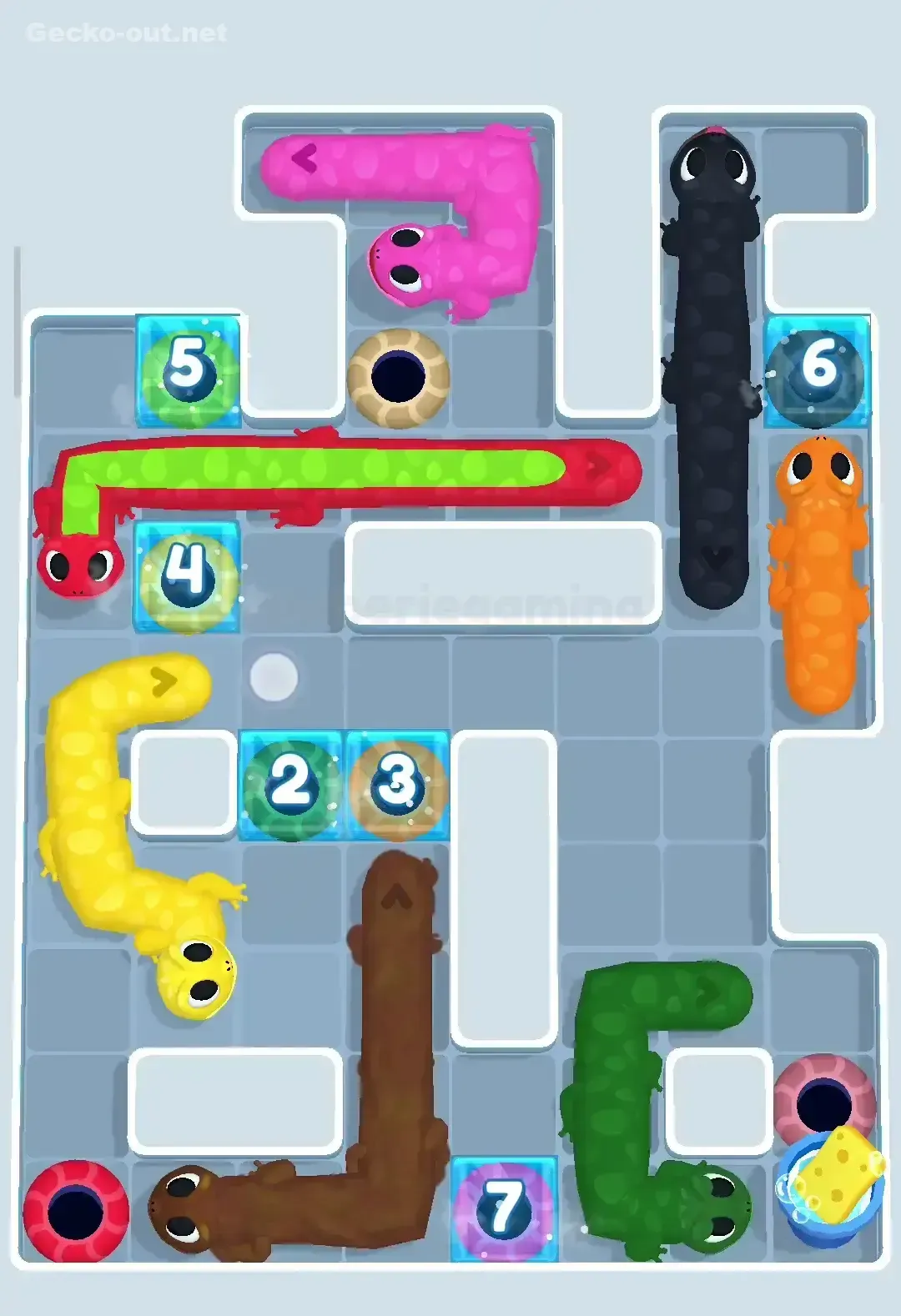 Gecko Out Level 295 Solution 3